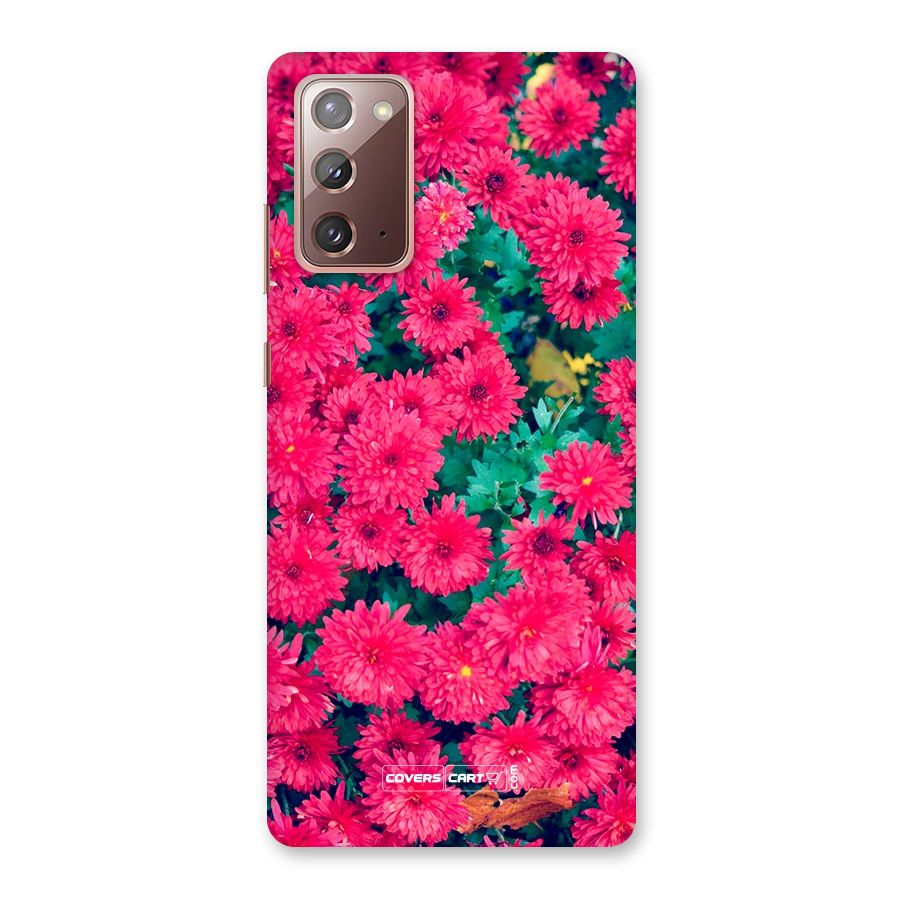 Pink Flowers Back Case for Galaxy Note 20