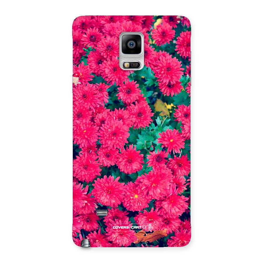 Pink Flowers Back Case for Galaxy Note 4