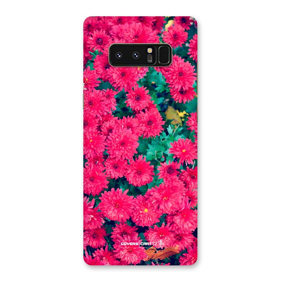 Pink Flowers Back Case for Galaxy Note 8