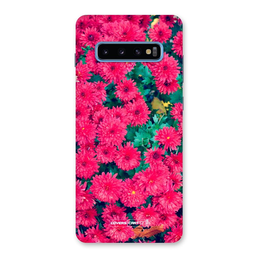 Pink Flowers Back Case for Galaxy S10 Plus