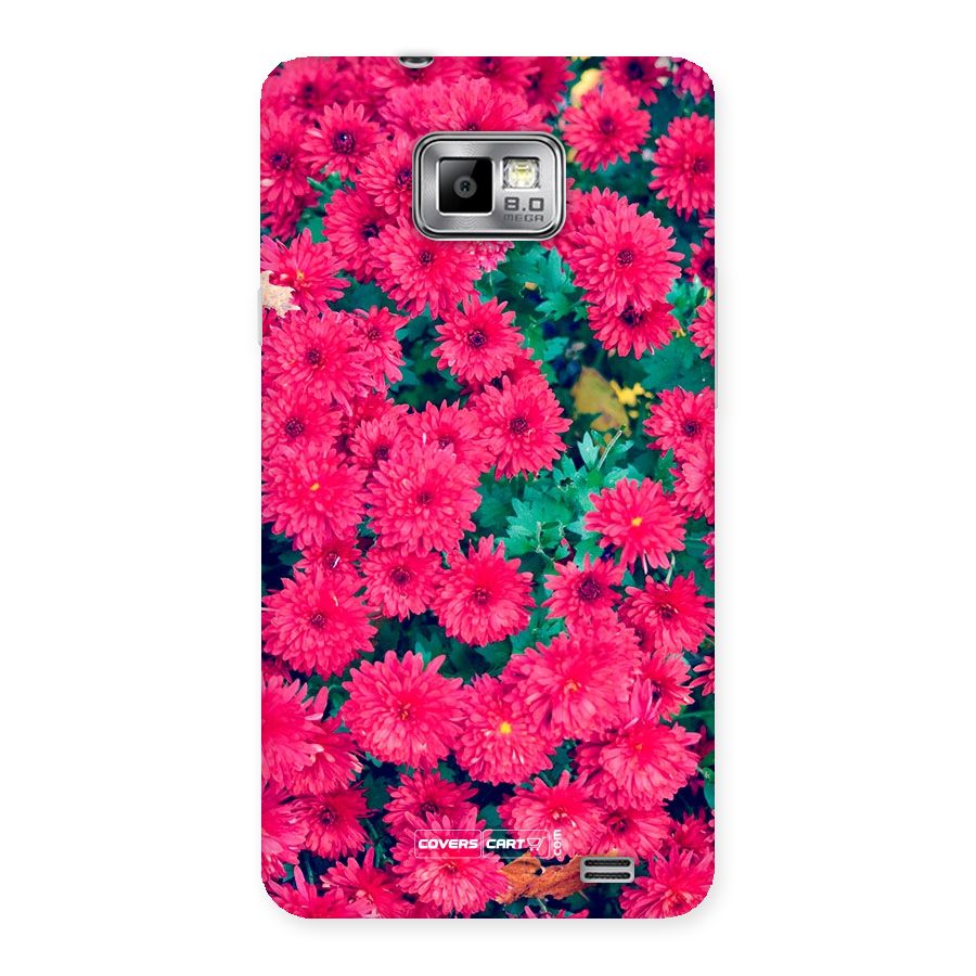 Pink Flowers Back Case for Galaxy S2
