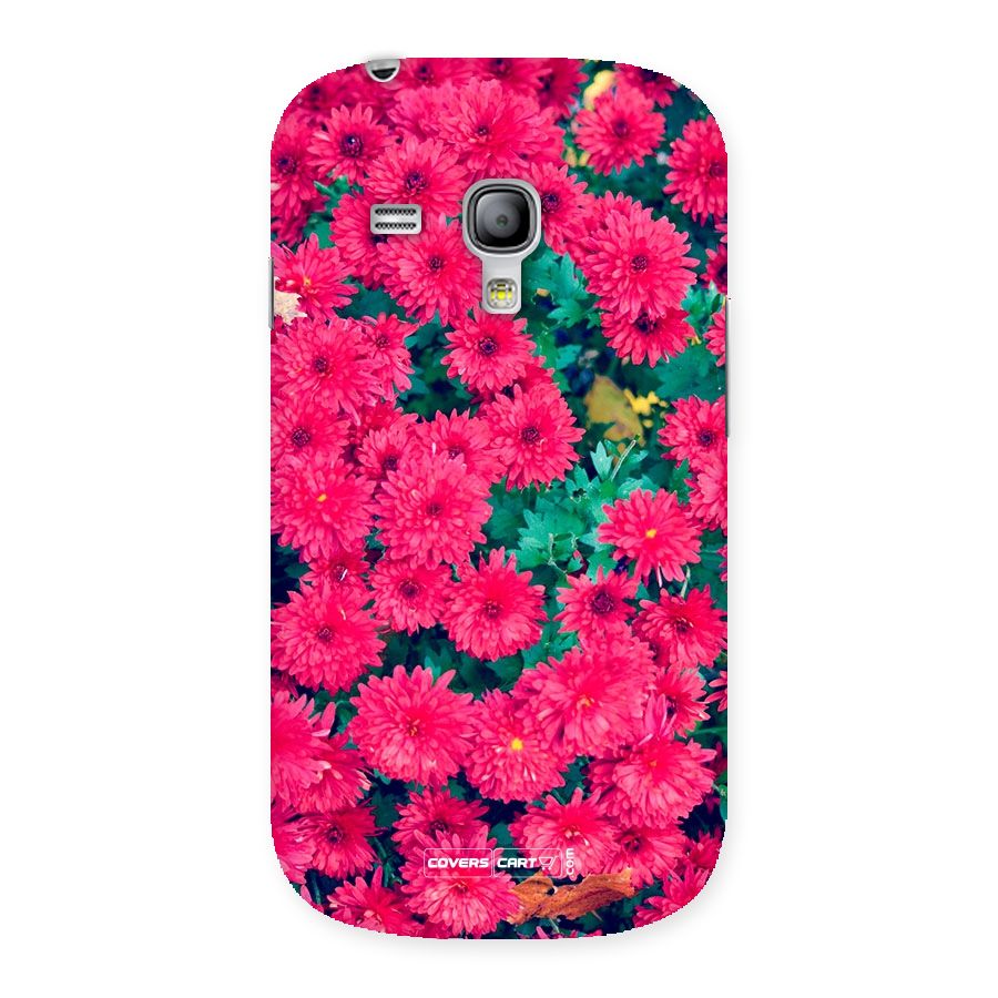 Pink Flowers Back Case for Galaxy S3 Mini
