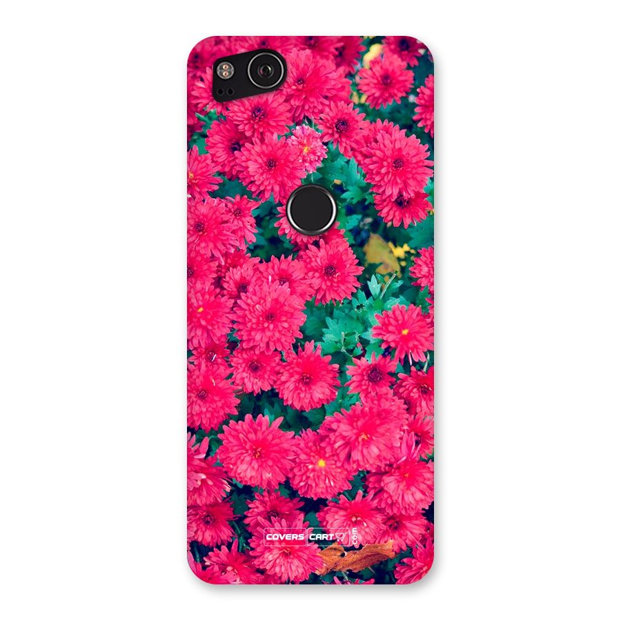 Pink Flowers Back Case for Google Pixel 2