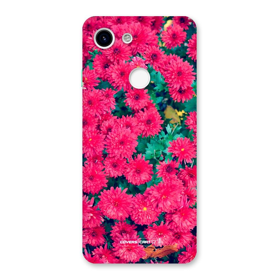 Pink Flowers Back Case for Google Pixel 3