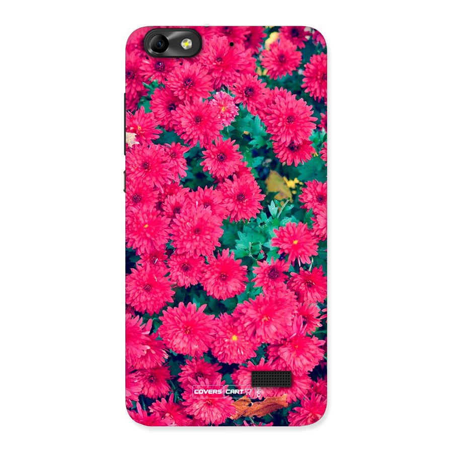 Pink Flowers Back Case for Honor 4C