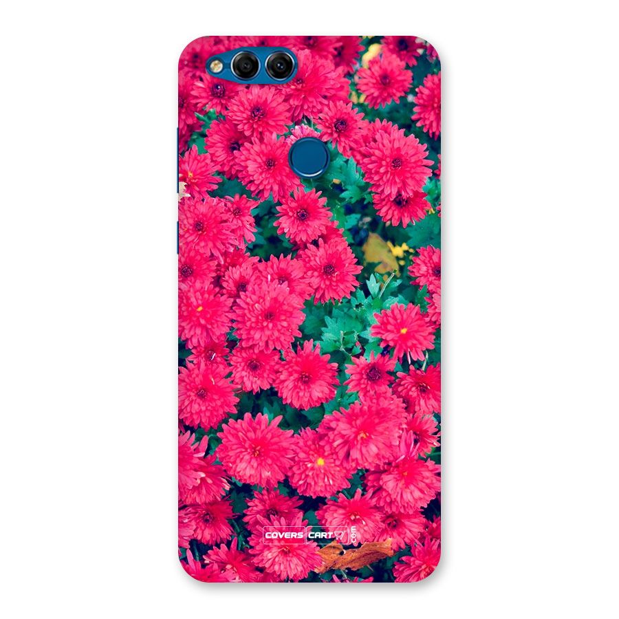 Pink Flowers Back Case for Honor 7X