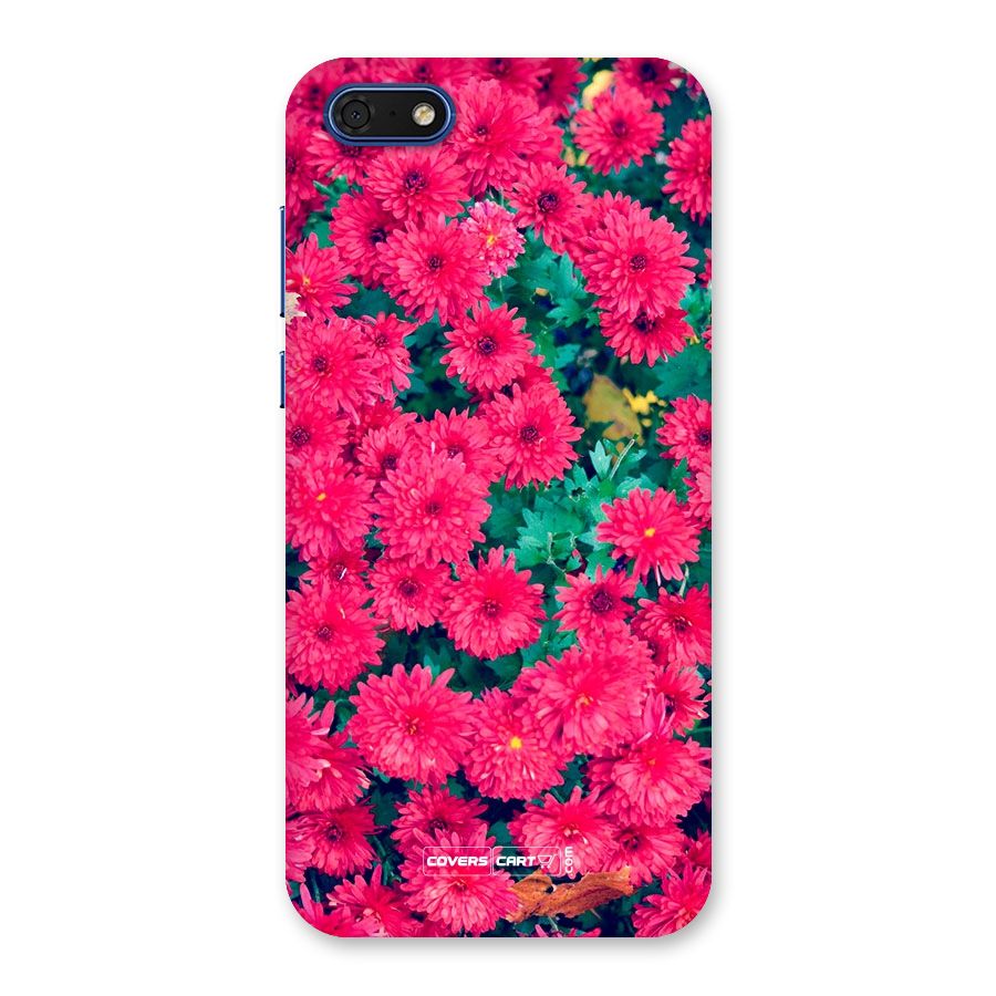 Pink Flowers Back Case for Honor 7s