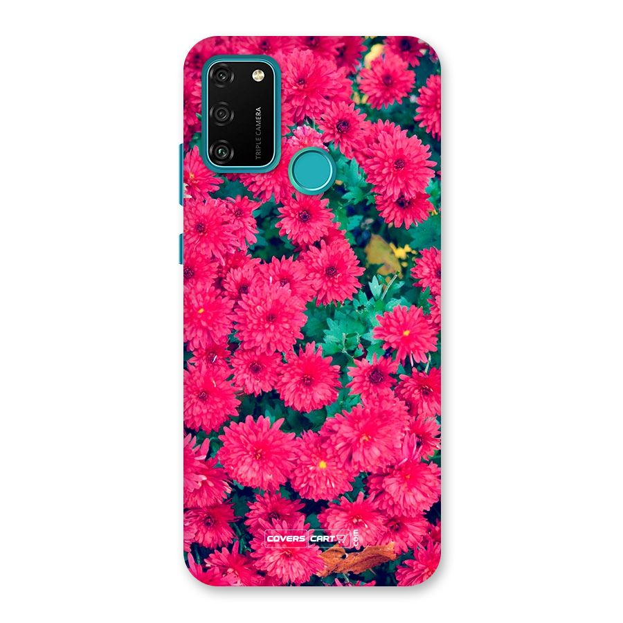 Pink Flowers Back Case for Honor 9A