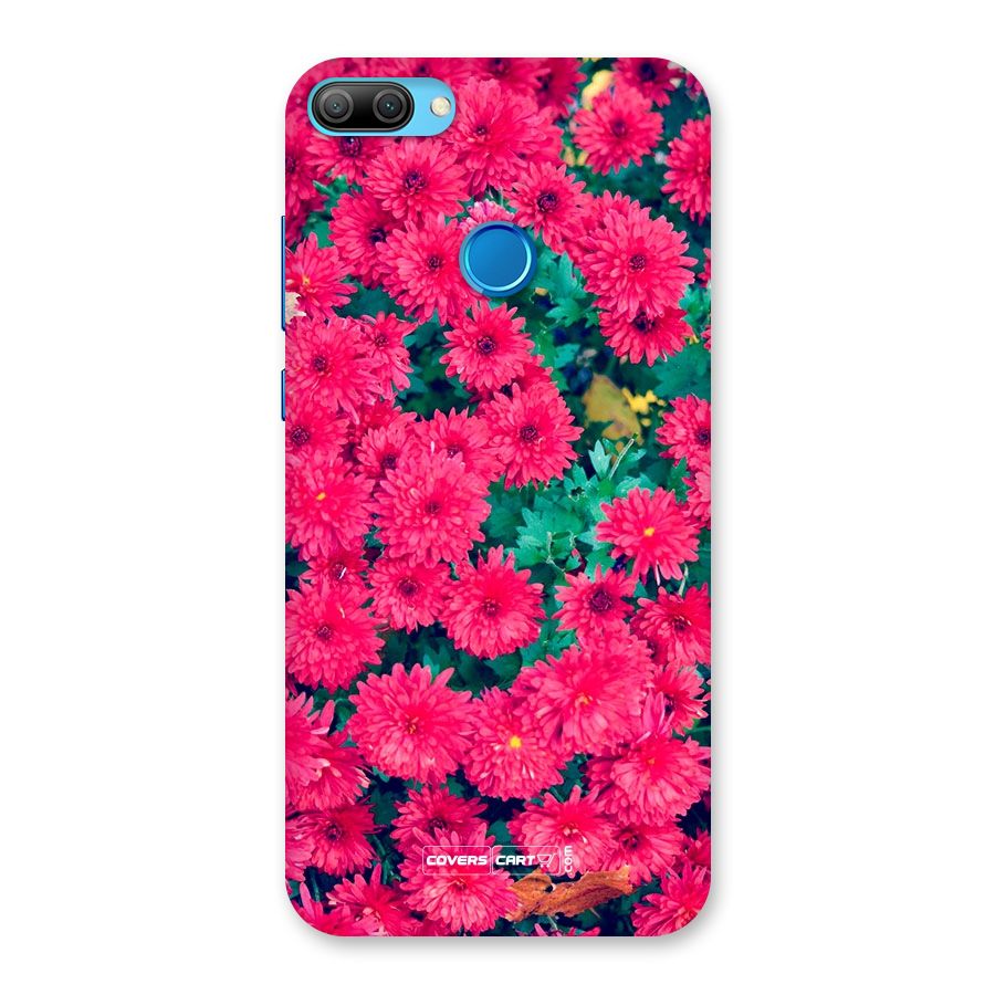 Pink Flowers Back Case for Honor 9N
