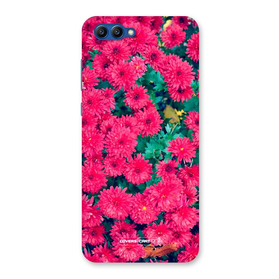 Pink Flowers Back Case for Honor View 10