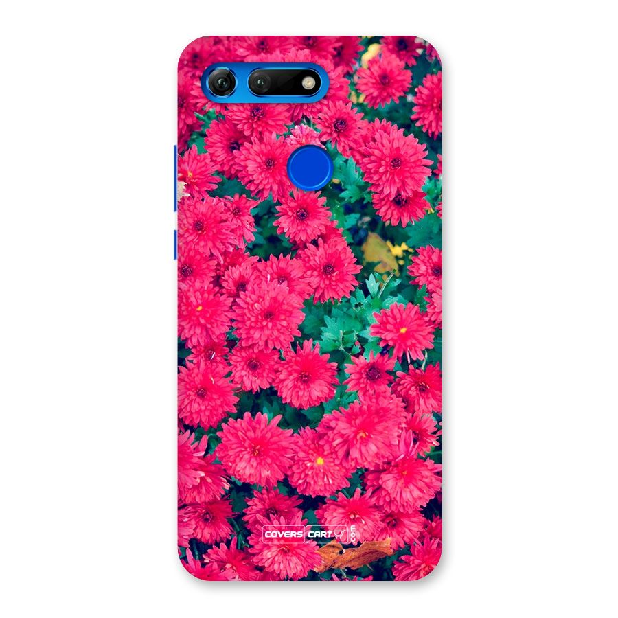 Pink Flowers Back Case for Honor View 20