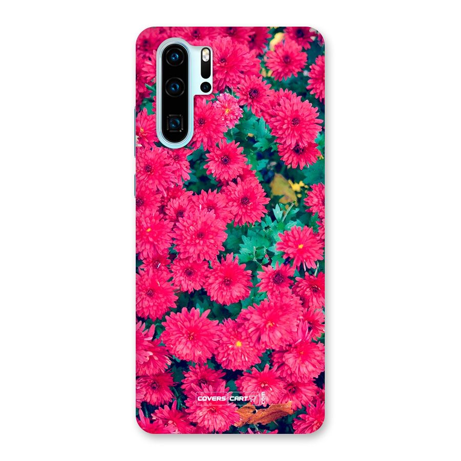 Pink Flowers Back Case for Huawei P30 Pro