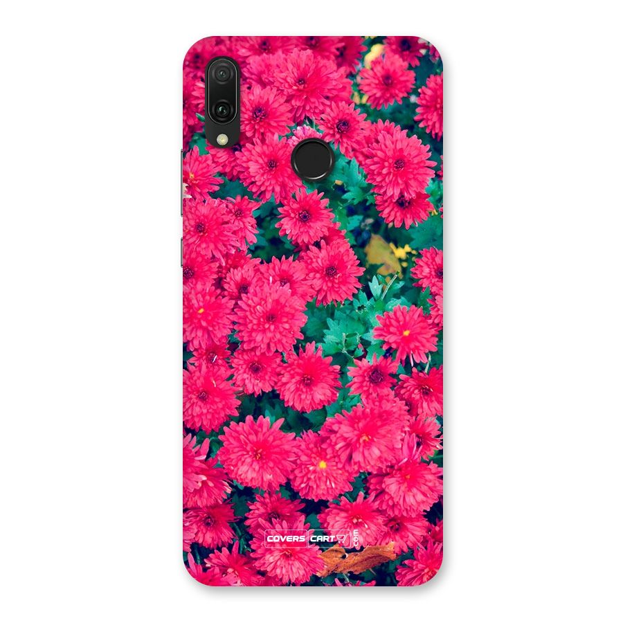 Pink Flowers Back Case for Huawei Y9 (2019)