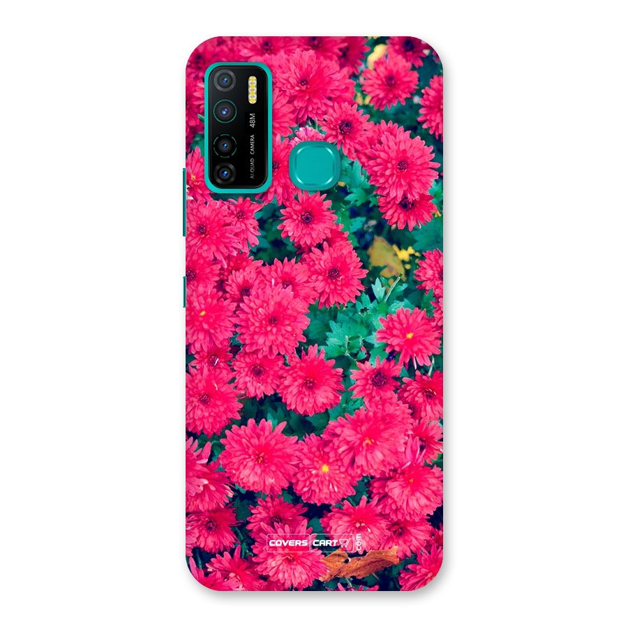 Pink Flowers Back Case for Infinix Hot 9 Pro