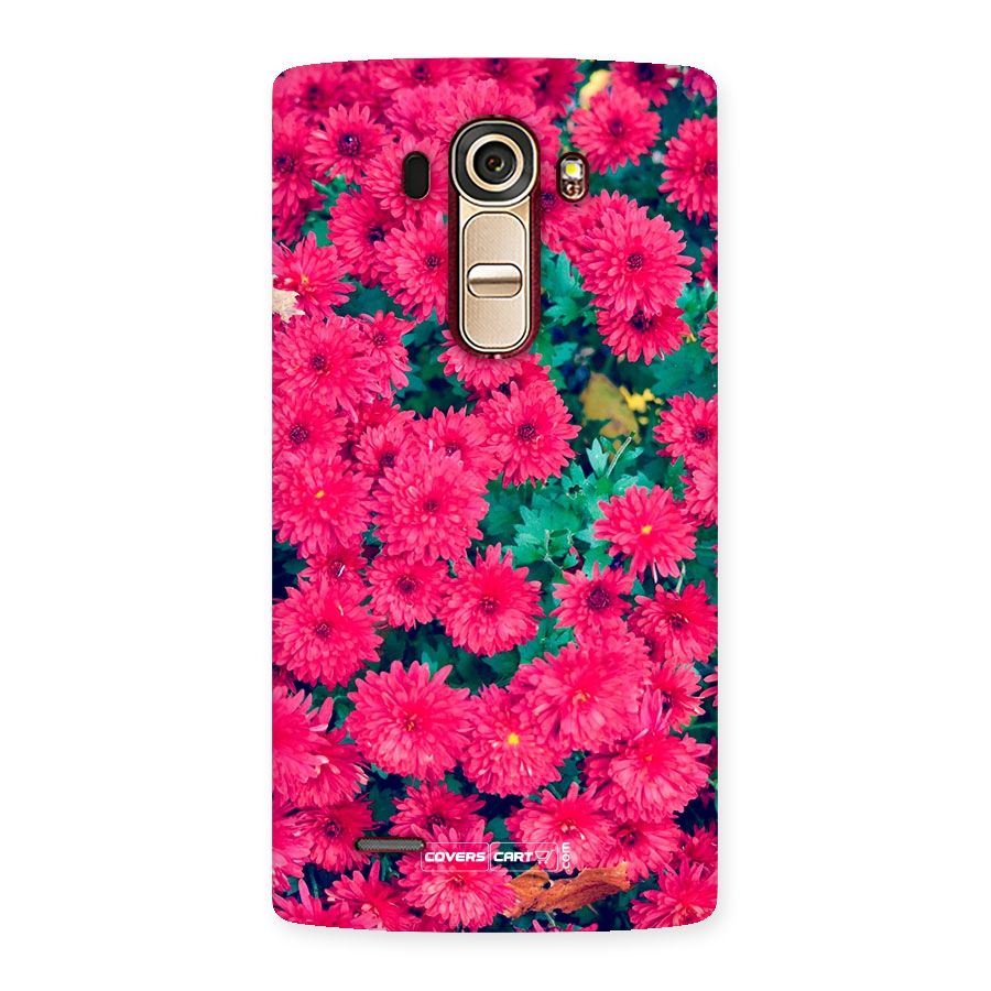 Pink Flowers Back Case for LG G4