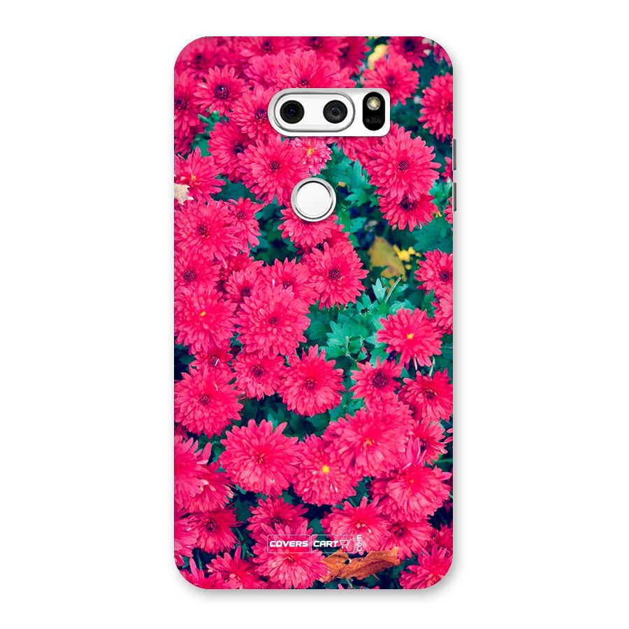 Pink Flowers Back Case for LG V30