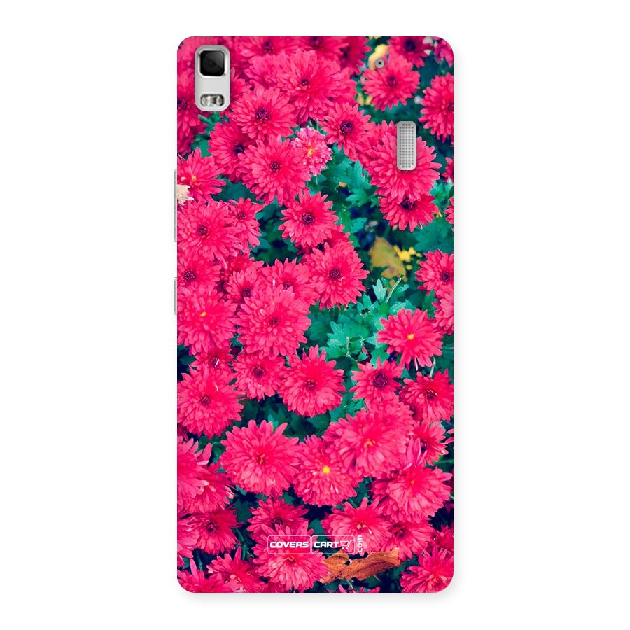 Pink Flowers Back Case for Lenovo K3 Note
