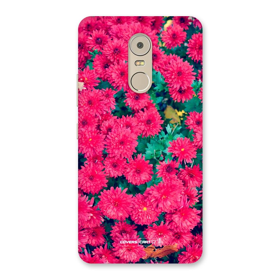 Pink Flowers Back Case for Lenovo K6 Note