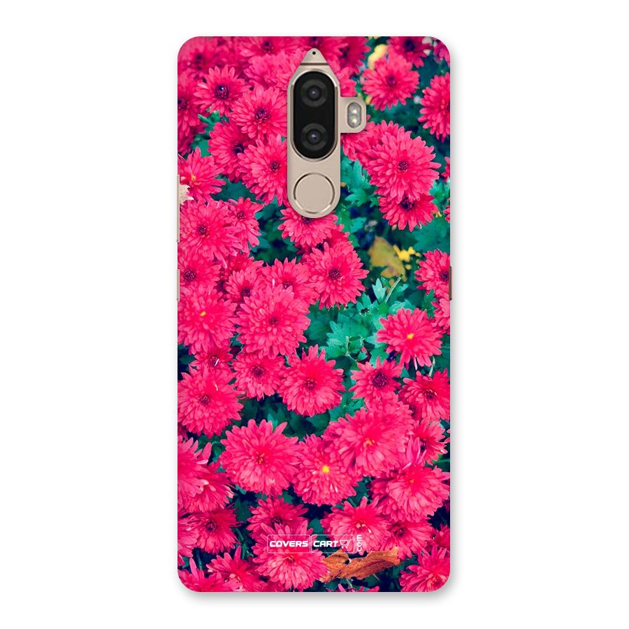 Pink Flowers Back Case for Lenovo K8 Note