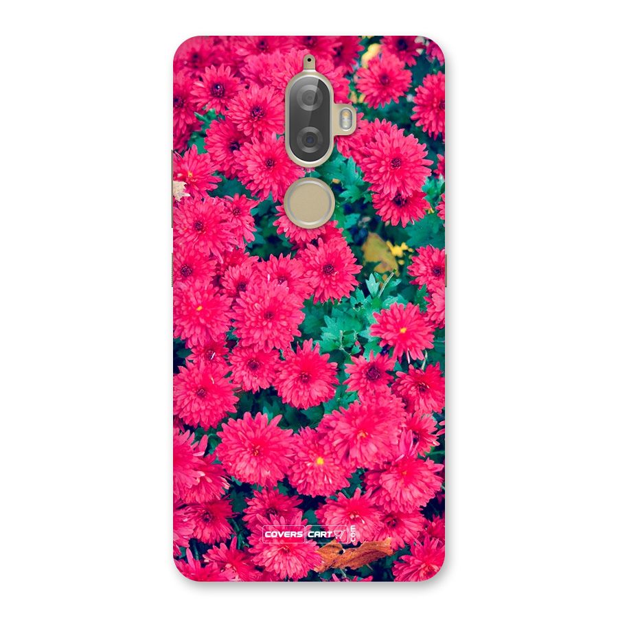 Pink Flowers Back Case for Lenovo K8 Plus