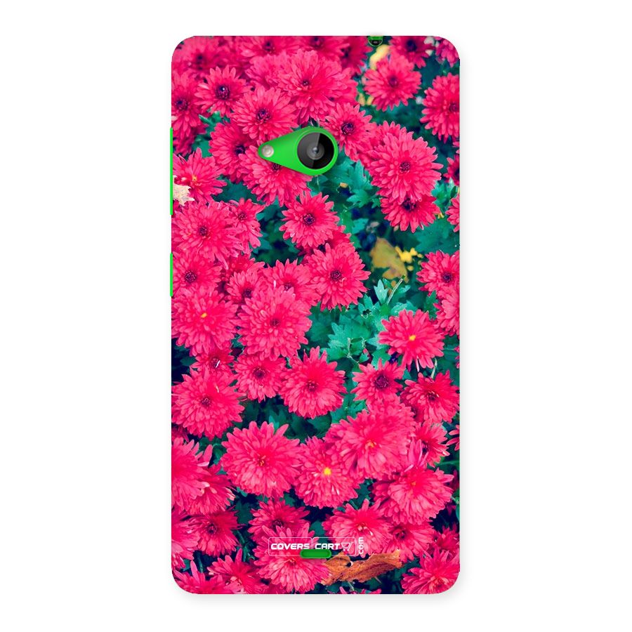 Pink Flowers Back Case for Lumia 535