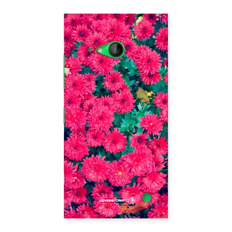 Pink Flowers Back Case for Lumia 730
