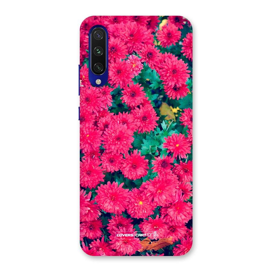 Pink Flowers Back Case for Mi A3