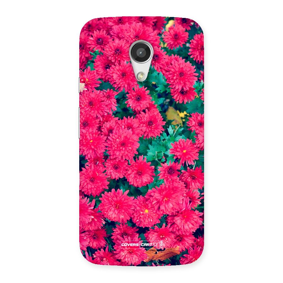 Pink Flowers Back Case for Moto G 2nd Gen
