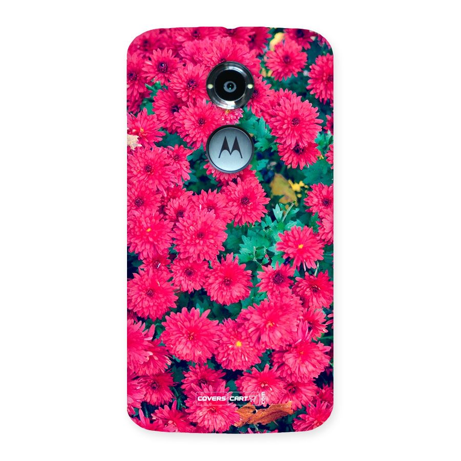 Pink Flowers Back Case for Moto X 2nd Gen