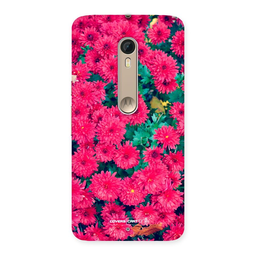 Pink Flowers Back Case for Motorola Moto X Style
