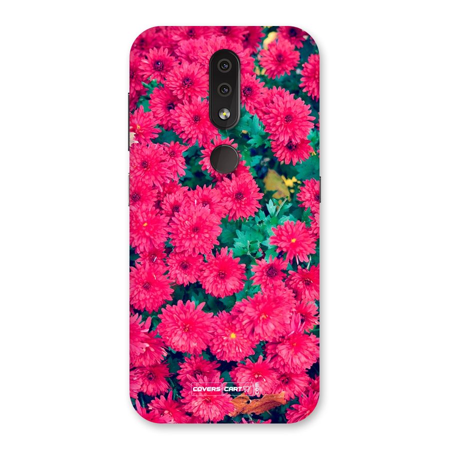 Pink Flowers Back Case for Nokia 4.2