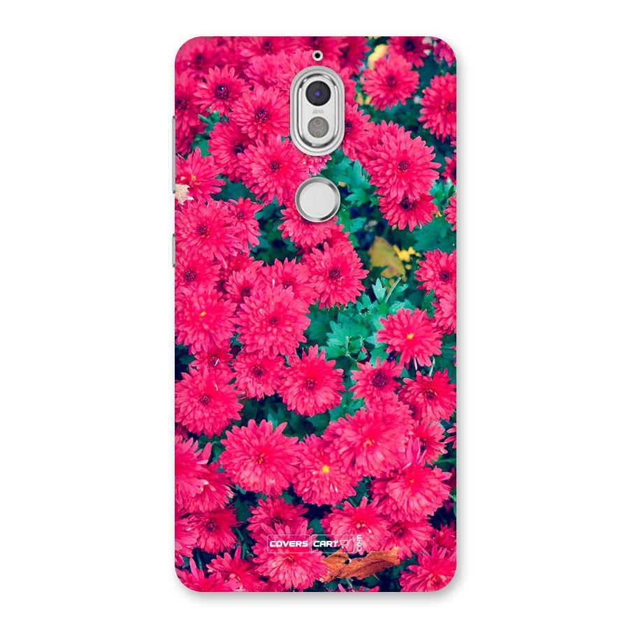 Pink Flowers Back Case for Nokia 7