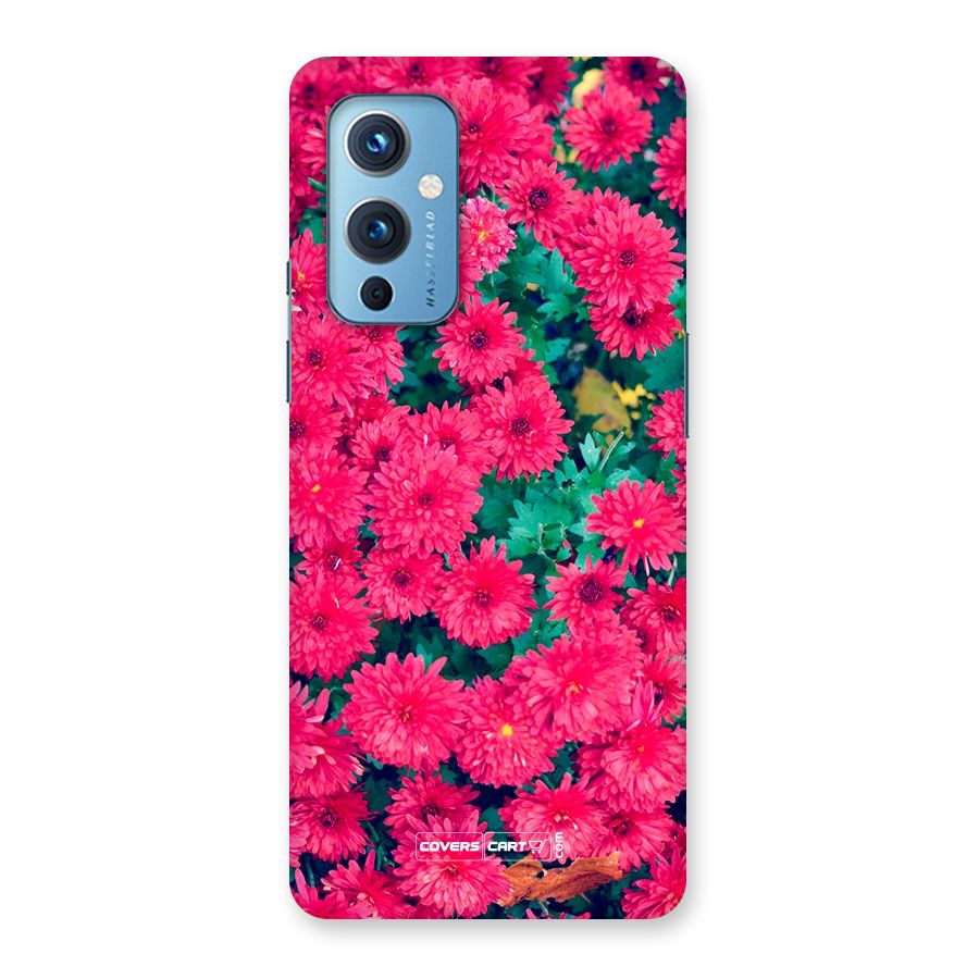 Pink Flowers Back Case for OnePlus 9