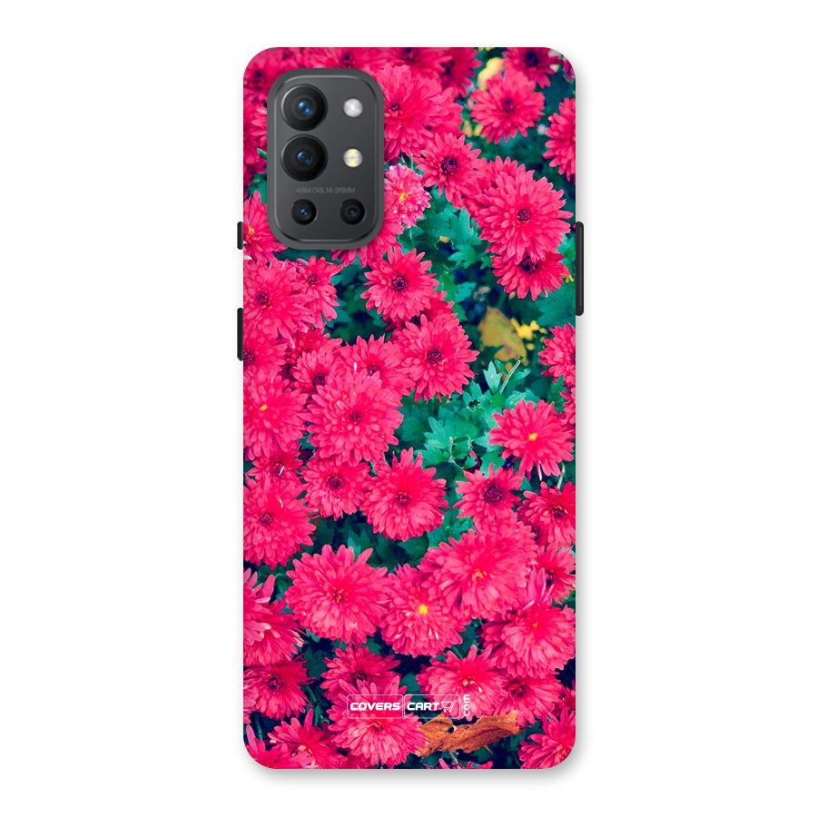 Pink Flowers Back Case for OnePlus 9R