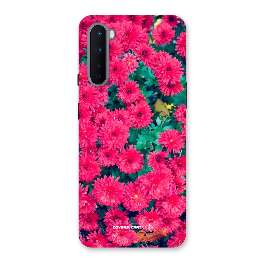 Pink Flowers Back Case for OnePlus Nord