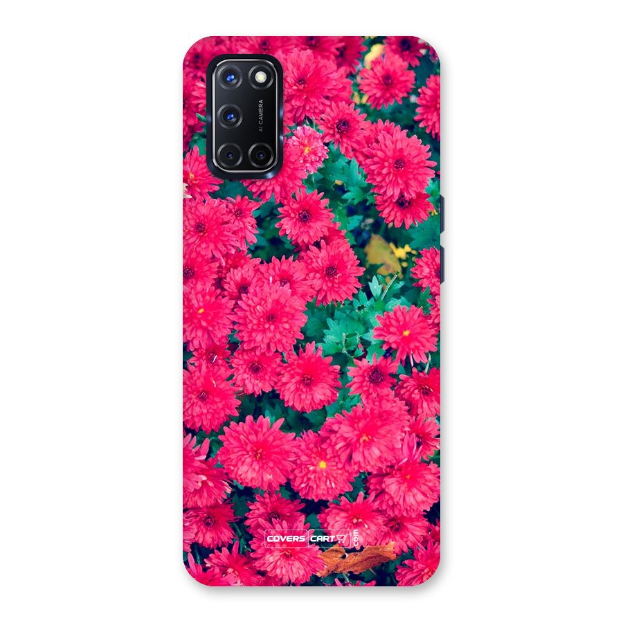 Pink Flowers Back Case for Oppo A52