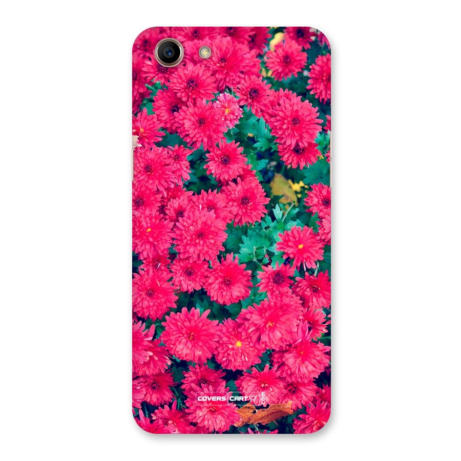 Pink Flowers Back Case for Oppo A83 (2018)