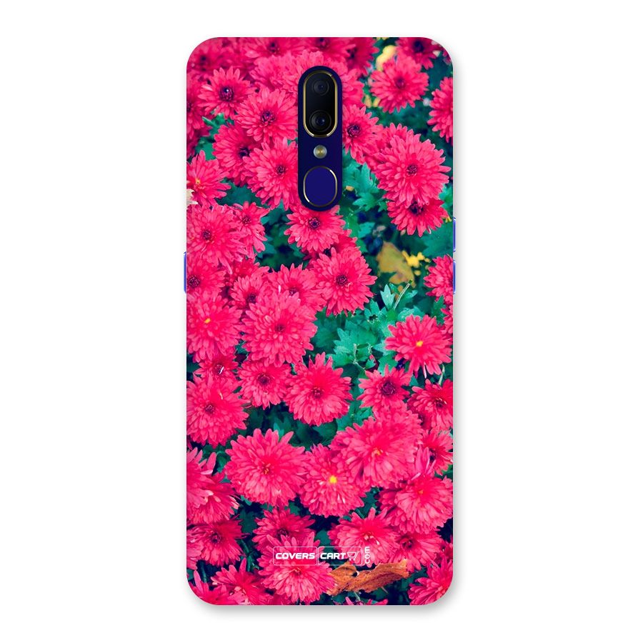 Pink Flowers Back Case for Oppo F11