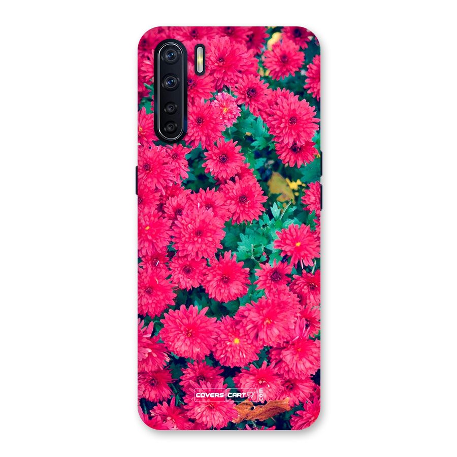 Pink Flowers Back Case for Oppo F15