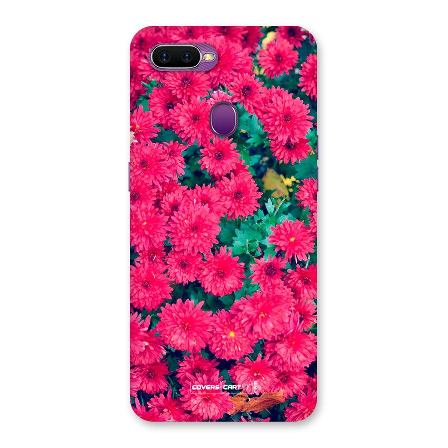 Pink Flowers Back Case for Oppo F9