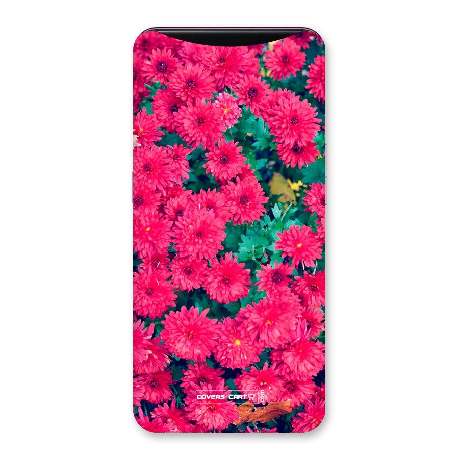 Pink Flowers Back Case for Oppo Find X