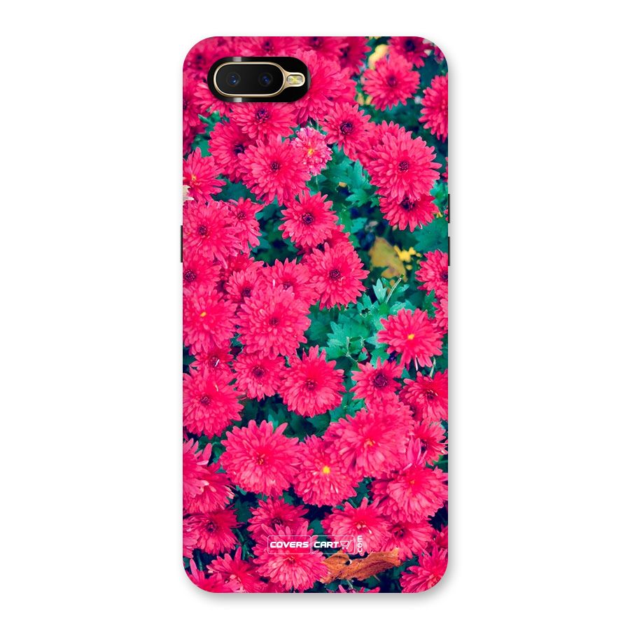 Pink Flowers Back Case for Oppo K1