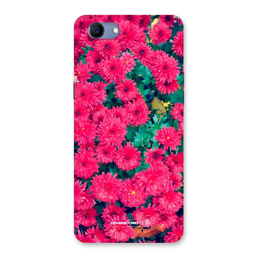 Pink Flowers Back Case for Oppo Realme 1