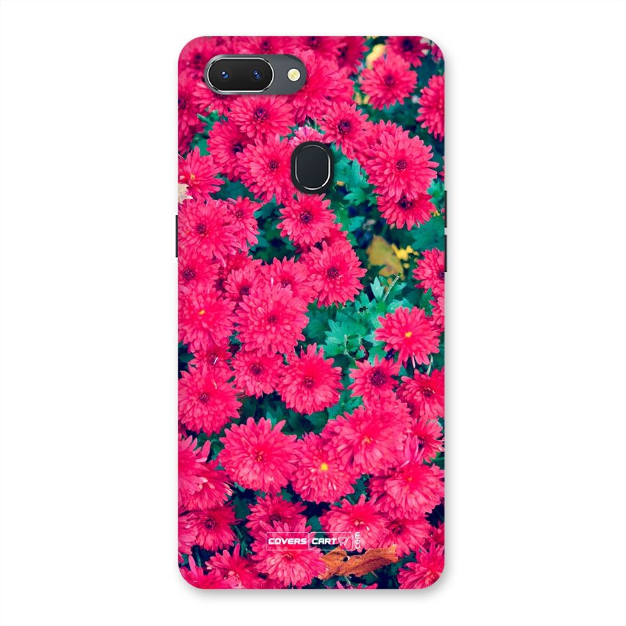 Pink Flowers Back Case for Oppo Realme 2