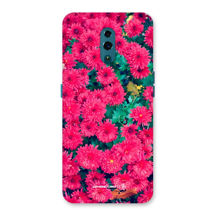 Pink Flowers Back Case for Oppo Reno