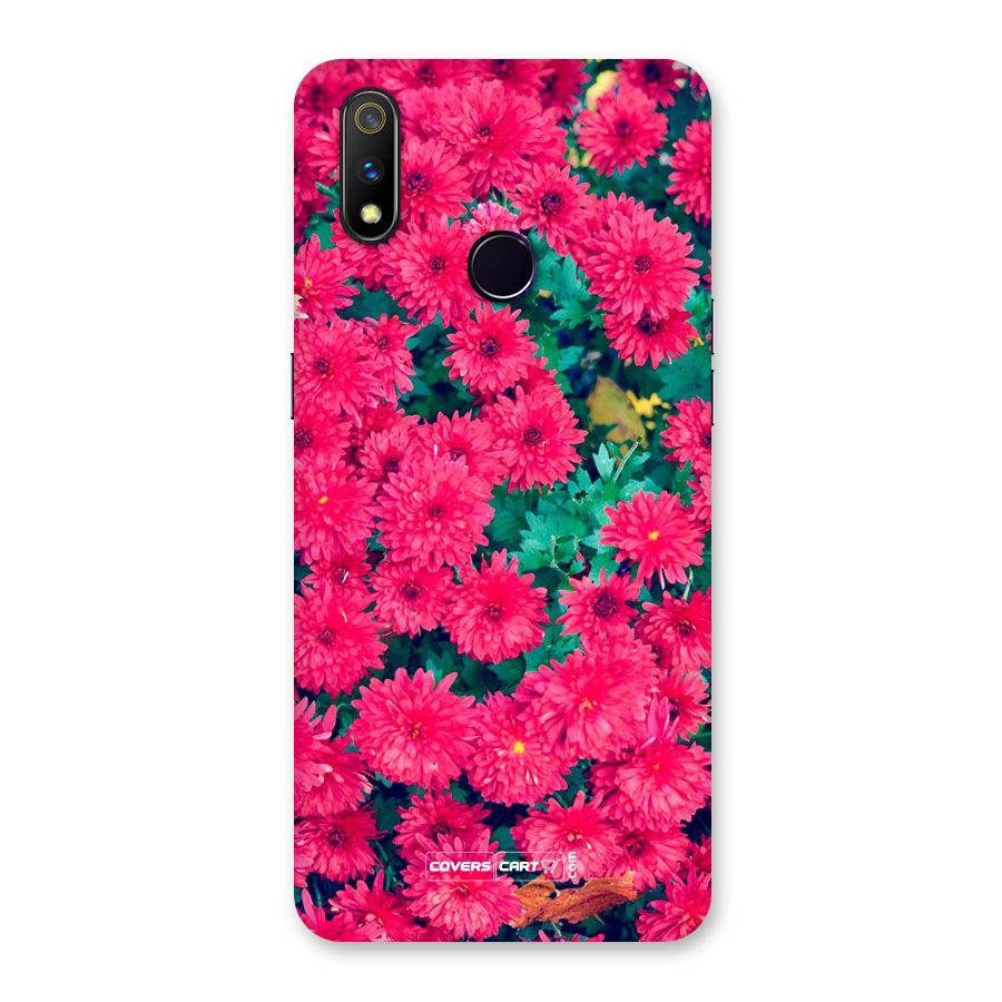 Pink Flowers Back Case for Realme 3 Pro
