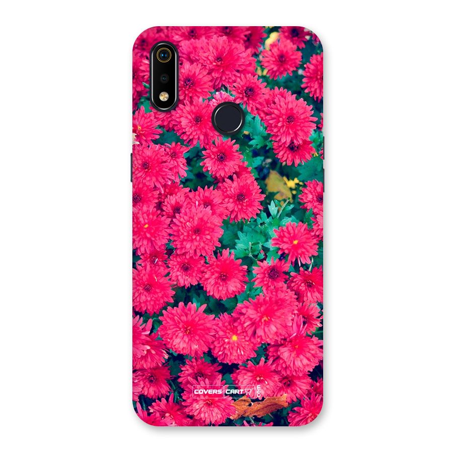Pink Flowers Back Case for Realme 3i