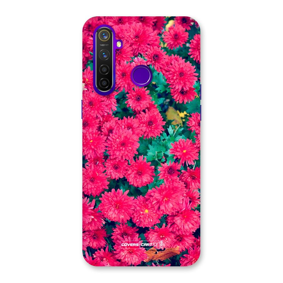 Pink Flowers Back Case for Realme 5 Pro