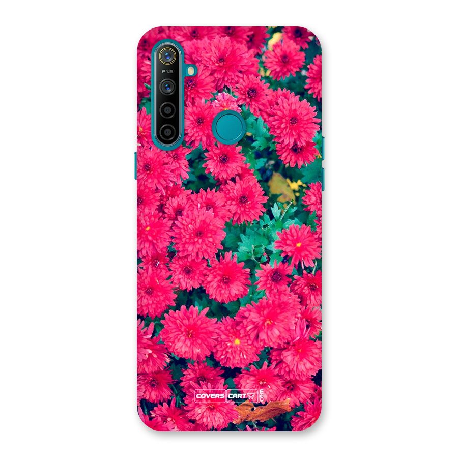 Pink Flowers Back Case for Realme 5i