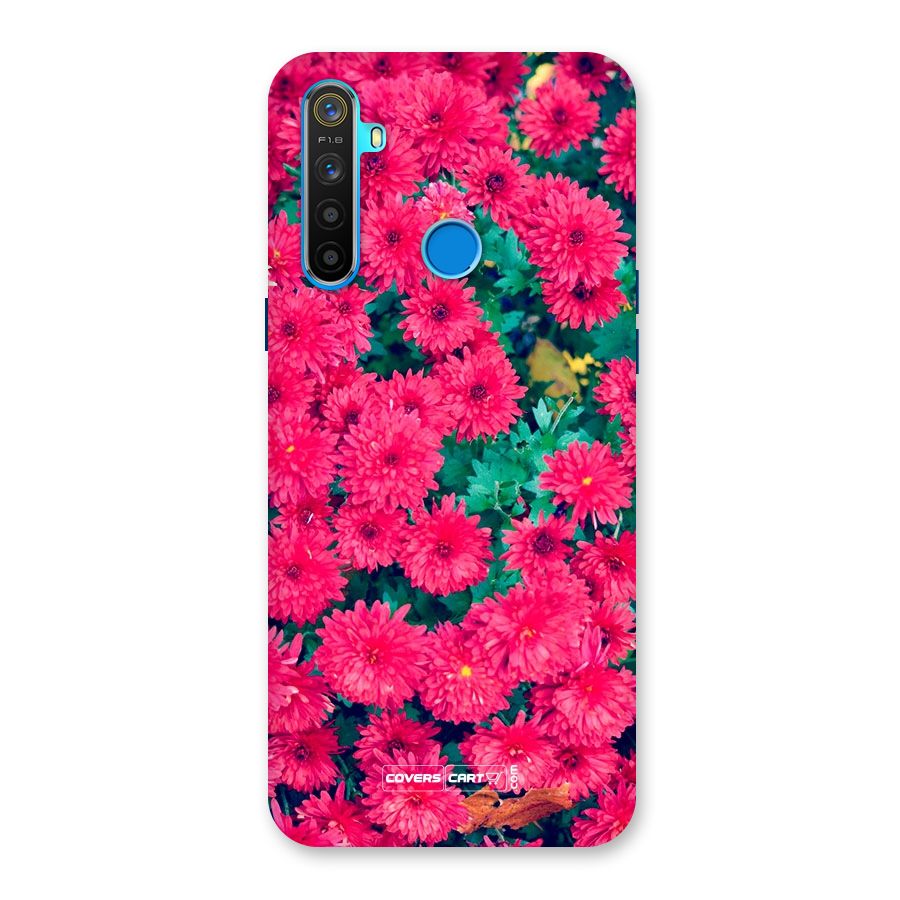 Pink Flowers Back Case for Realme 5s